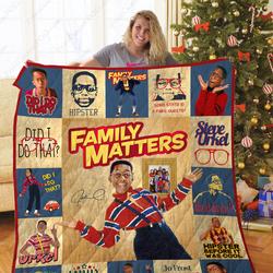 Tlmus  Family Matters Quilt Blanket and Home Decor