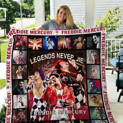 Tlmus Freddie Mercury Quilt Blanket and Home Decor