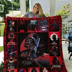 Tlmus Starw Darth Vader V2 Quilt Blanket and Home Decor