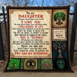 To My Daughter You Are My Sunshine Quilt Nh and Home Decor