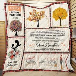 To My Future Mother-In-Law Quilt Blanket  Quilt and Home Decor