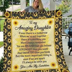 To My Granddaughter Ah Quilt Derqmx and Home Decor