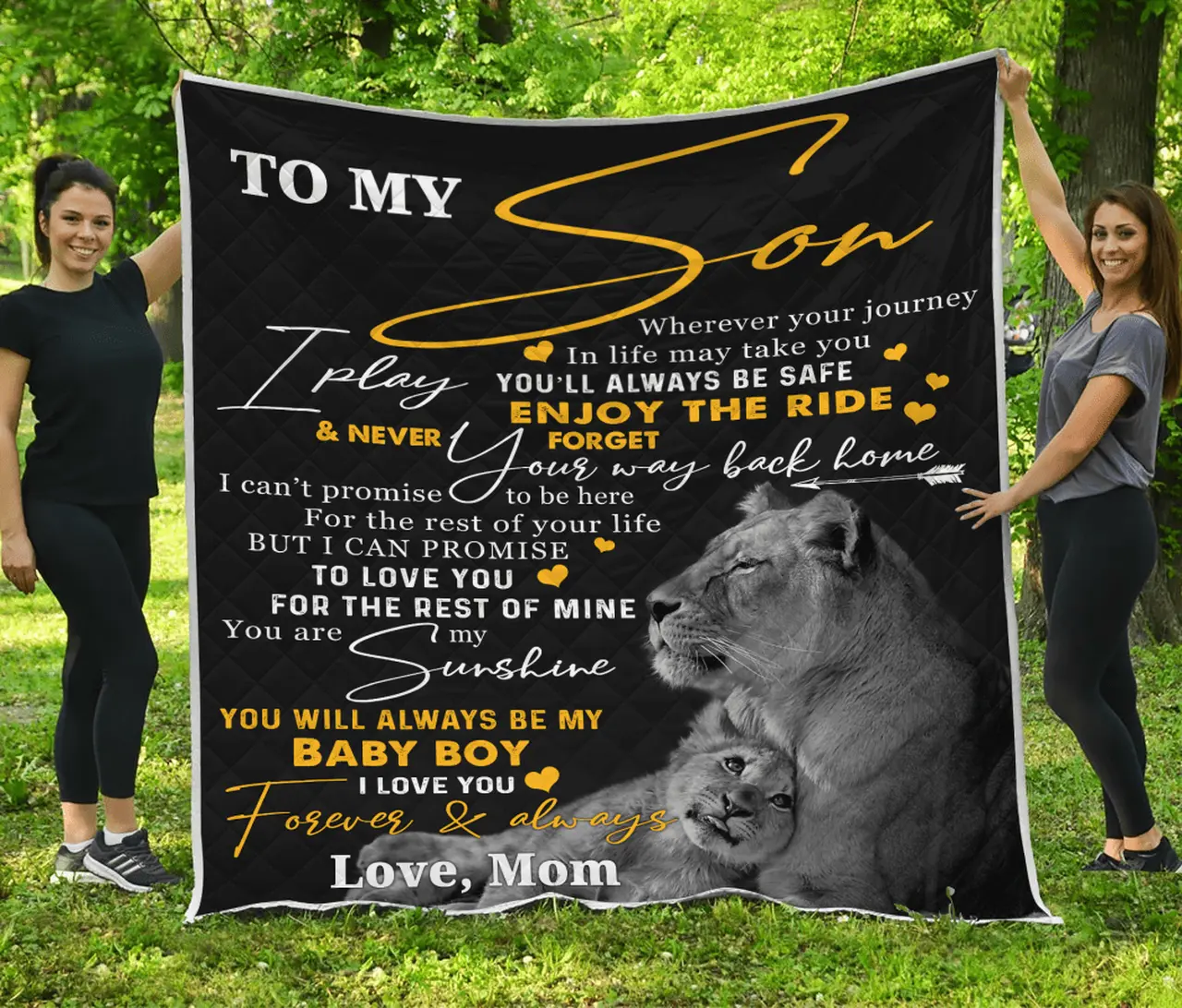 To My Son Quilt and Home Decor