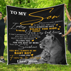 To My Son Quilt and Home Decor