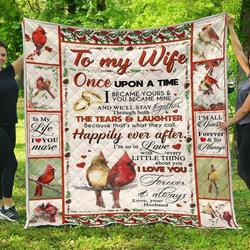 To My Wife Ah Quilt Derqqu and Home Decor
