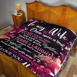 To My Wife Quilt Tpc and Home Decor