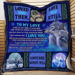 To My Wifi Love You Quilt Nh and Home Decor