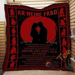 TO WIFE YOU ARE BRAVER DE Blanket TH0907 Quilt and Home Decor