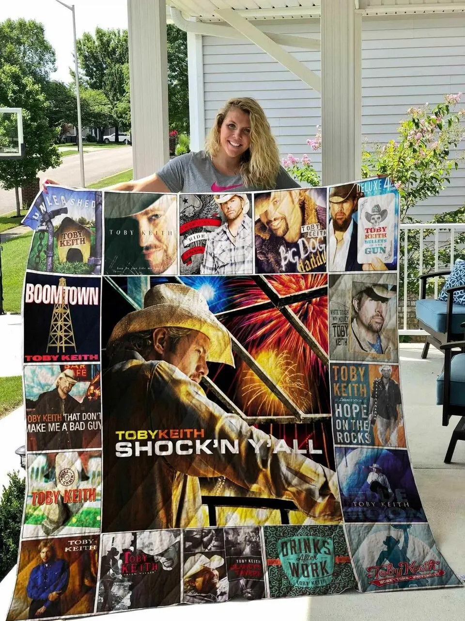 Toby Keith Blanket Th1909 Quilt and Home Decor