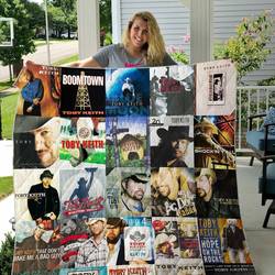 Toby Keith Quilt Blanket and Home Decor