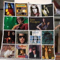 Todd Rundgren Compilation Album Quilt Blanket 01 and Home Decor