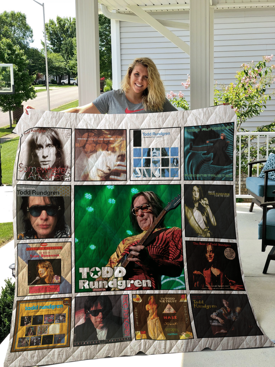 Todd Rundgren Compilations Quilt Blanket For Fans and Home Decor
