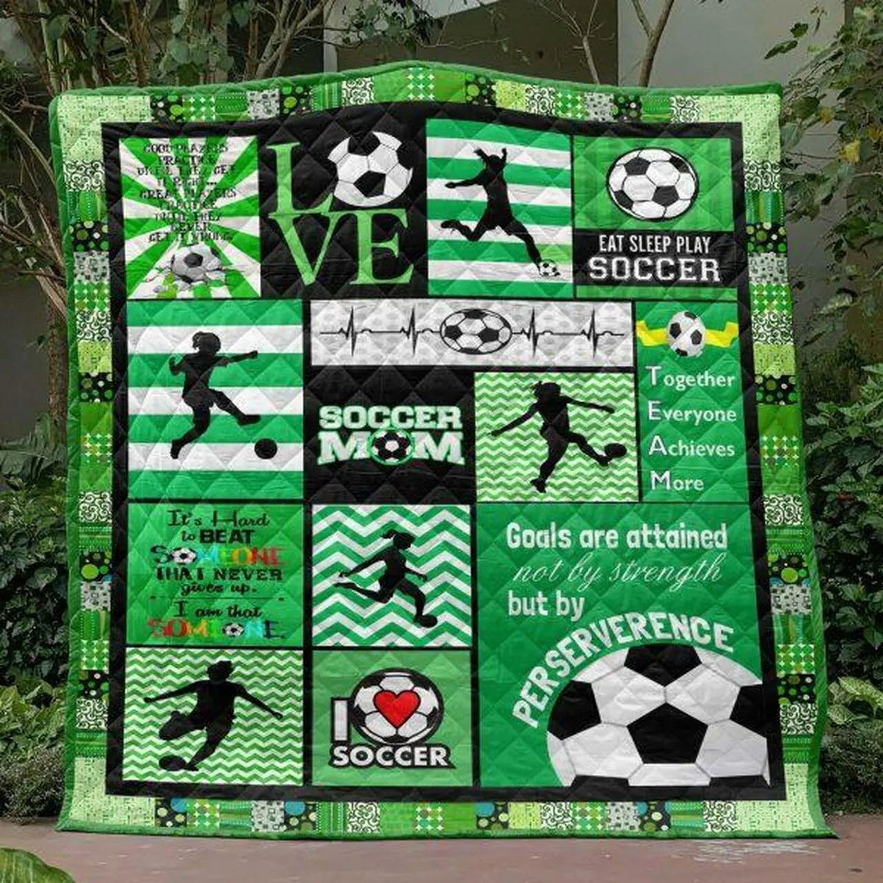 Together Everyone Achieves More Quilt Blanket Bn14 Quilt and Home Decor