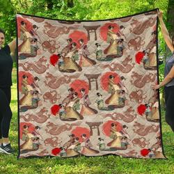 Tokyo Japanese Hur Quilt tq and Home Decor