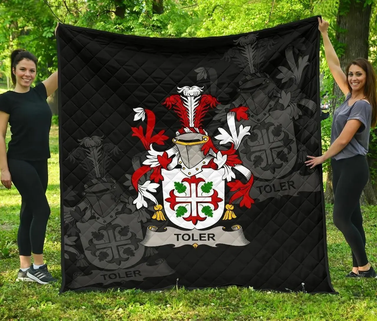 Toler Or Toller Ireland Irish Family Crest JFJ13833 3D Customized Quilt 2707 and Home Decor