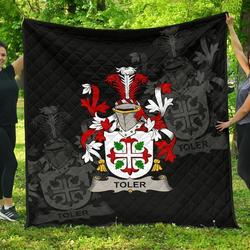 Toler Or Toller Ireland Irish Family Crest JFJ13833 3D Customized Quilt 2707 and Home Decor