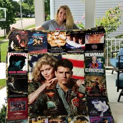 Tom Cruise Movies Quilt Blanket and Home Decor
