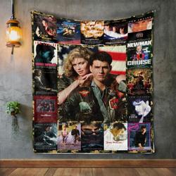 Tom Cruise Quilt Blanket and Home Decor