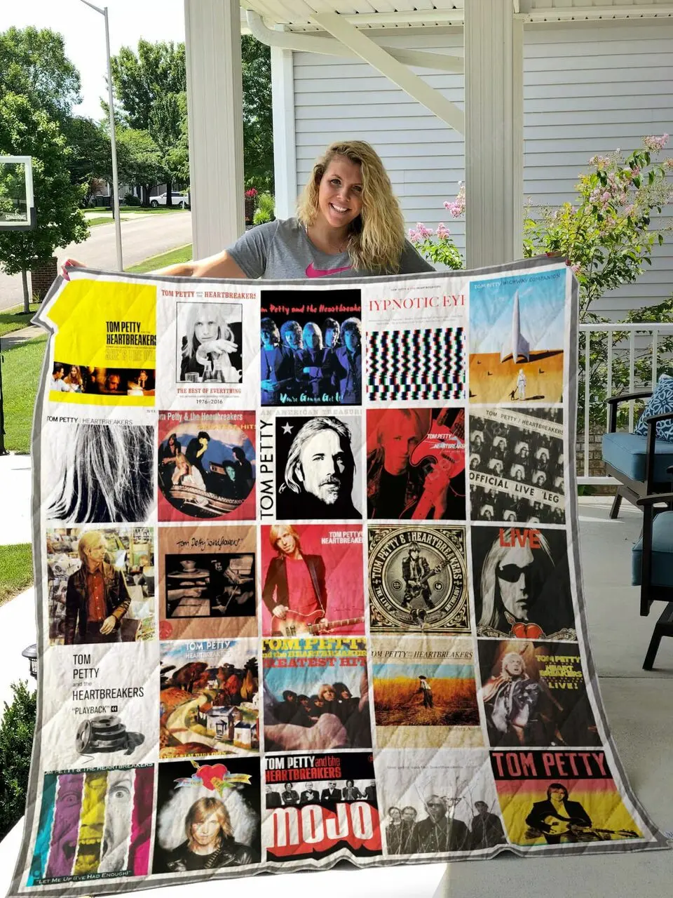 Tom Petty Albums Cover Poster Quilt Blanket Ver 4 and Home Decor