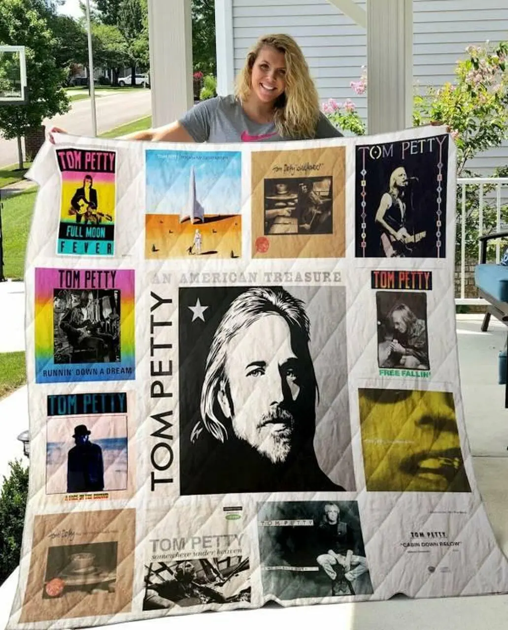 Tom Petty Quilt Blanket M100601 Quilt and Home Decor
