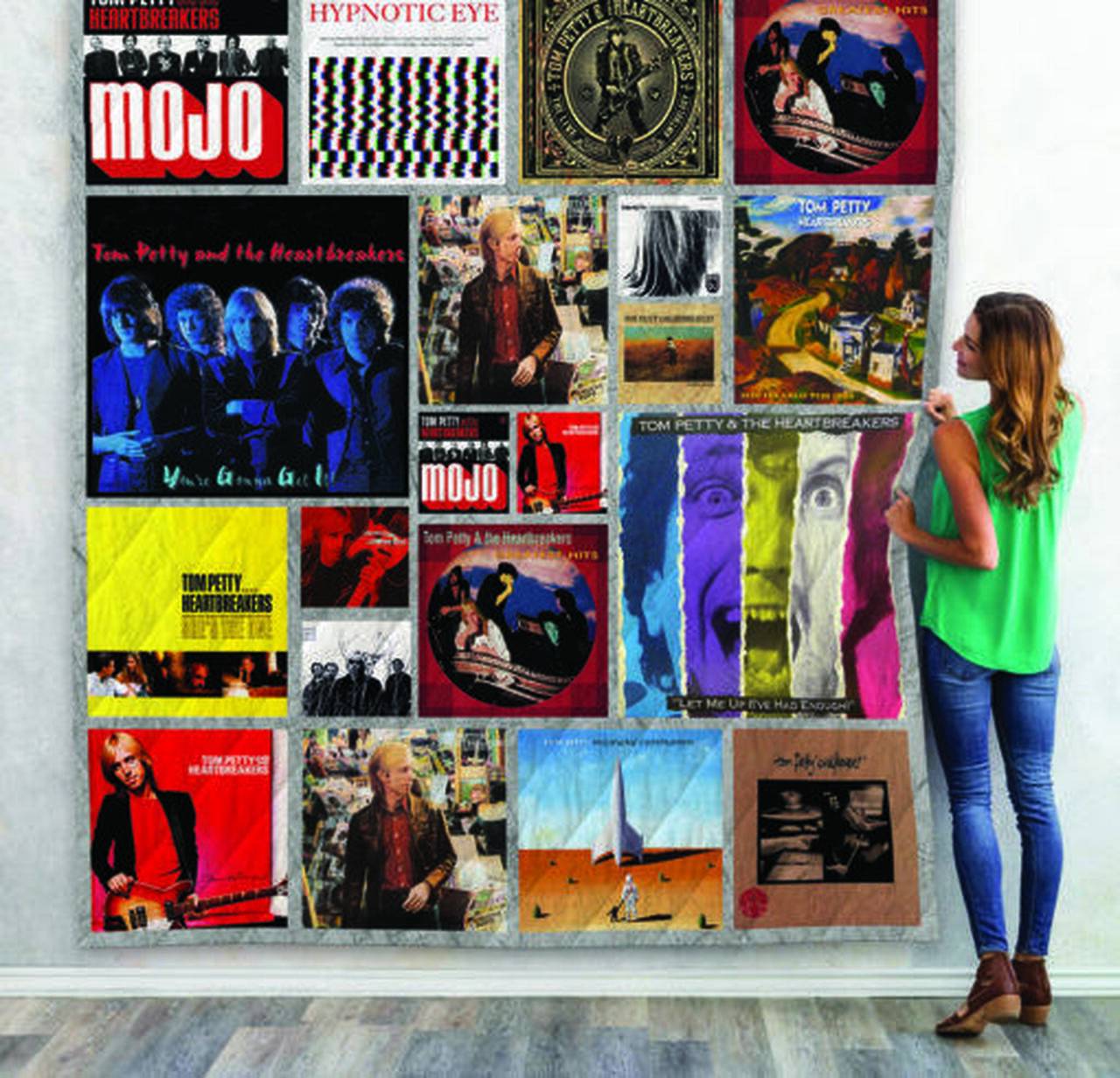 Tom Petty Quilt Blanket Quilt and Home Decor