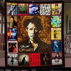 Tom Waits Quilt Blanket Hvt030633  Quilt and Home Decor