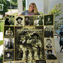 Tombstone Poster Quilt Blanket and Home Decor
