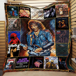 Tony Iommi Inspired Quilt Blanket Th0907 and Home Decor