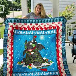 Toothless Quilt Blanket 01273 and Home Decor