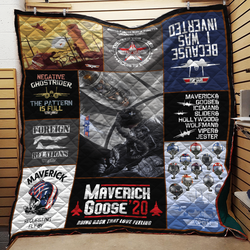 Top Gun Collage Quilt Blanket Th10072019 and Home Decor