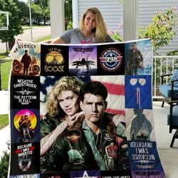 Top Gun Poster Quilt and Home Decor