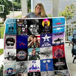 Top Gun Quilt Blanket 0412 and Home Decor