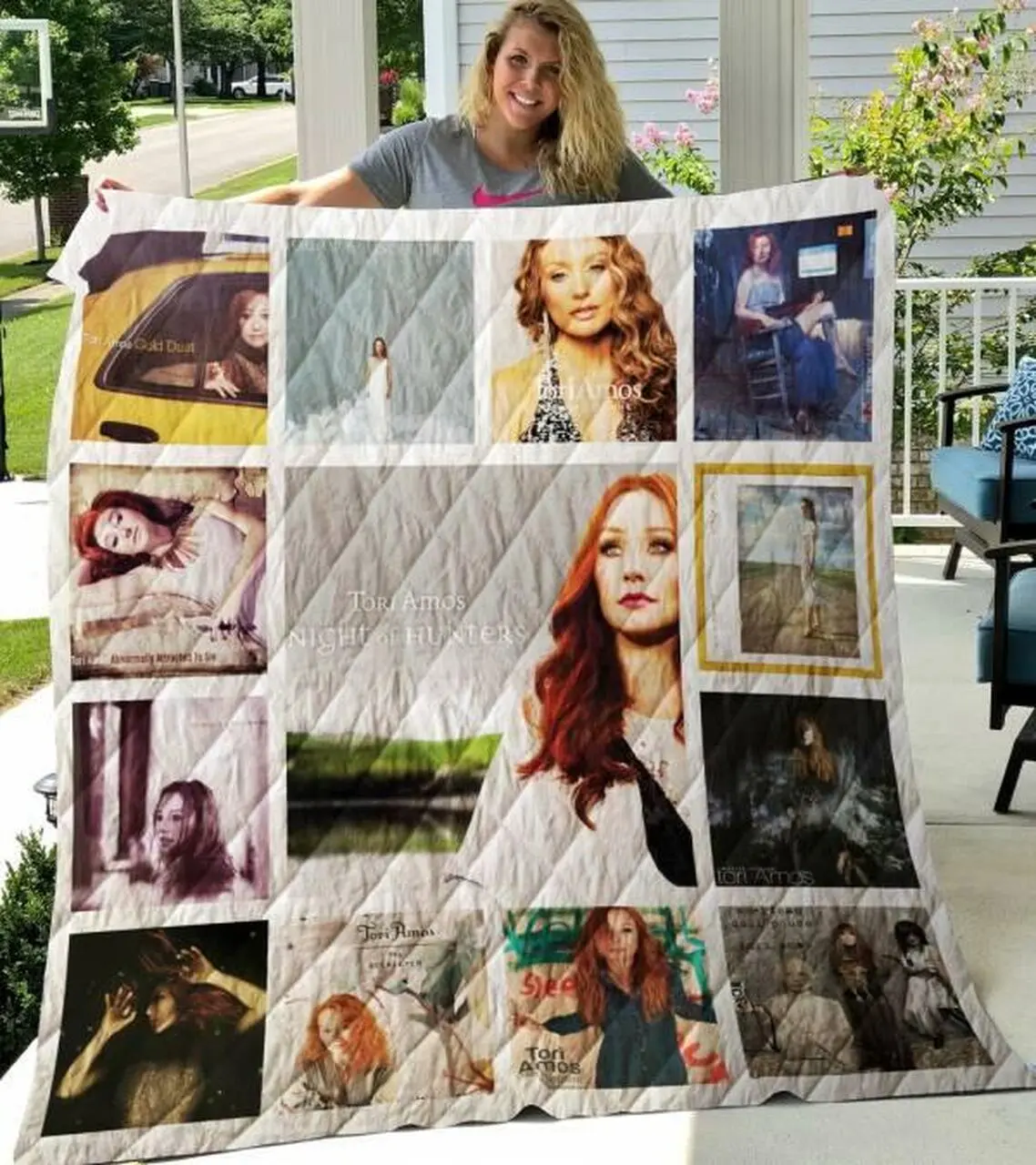 Tori Amos Quilt Blanket Limited Quilt Blanket and Home Decor