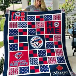 Toronto Blue Jays 1 Blanket Th1607 Quilt and Home Decor