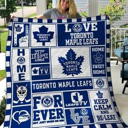Toronto Maple Leafs Blanket Th2906 Quilt and Home Decor
