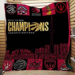 Toronto Raptors 2019 Nba Champions Blanket Th0907 Quilt and Home Decor