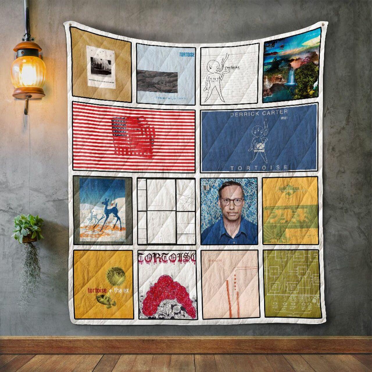 Tortoise Album Covers Quilt Blanket and Home Decor