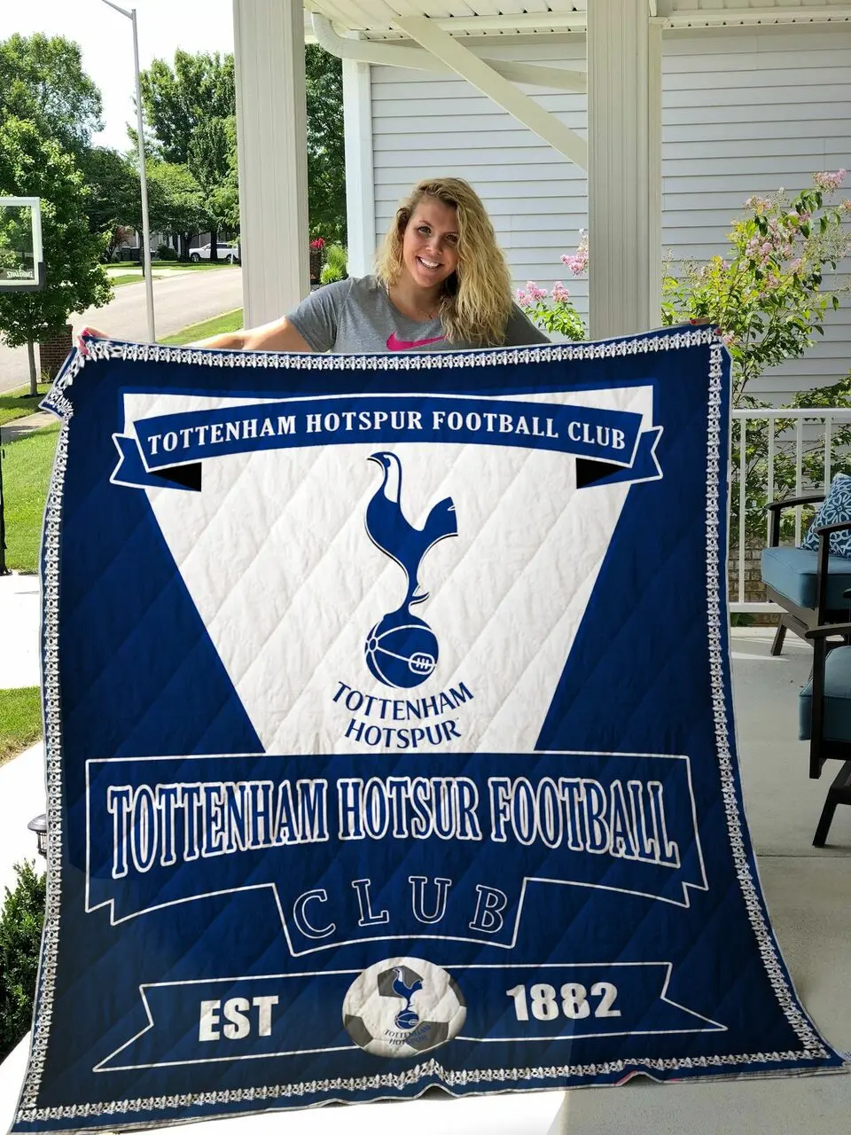 Tottenham Hotspur Football Club Quilt Blanket and Home Decor