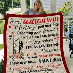 Tower Climber Wife Quilt Fxn and Home Decor