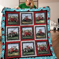 Tractor JFJ13902 3D Customized Quilt 2707 and Home Decor