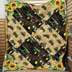Tractor John Deere Quilt Ijy and Home Decor