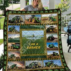 Tractor Like 3D Personalized Customized Quilt Blanket 1087 and Home Decor