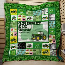 Tractors 190221094 3D Customized Quilt Blanket 1060 and Home Decor