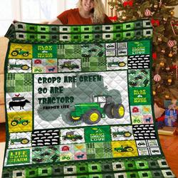 Tractors JFJ13906 3D Customized Quilt 2707 and Home Decor