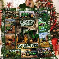 Tractors JFJ13908 3D Customized Quilt 2707 and Home Decor
