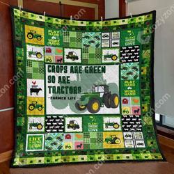 Tractors M290730 Tractors Quilt Blanket  Quilt and Home Decor