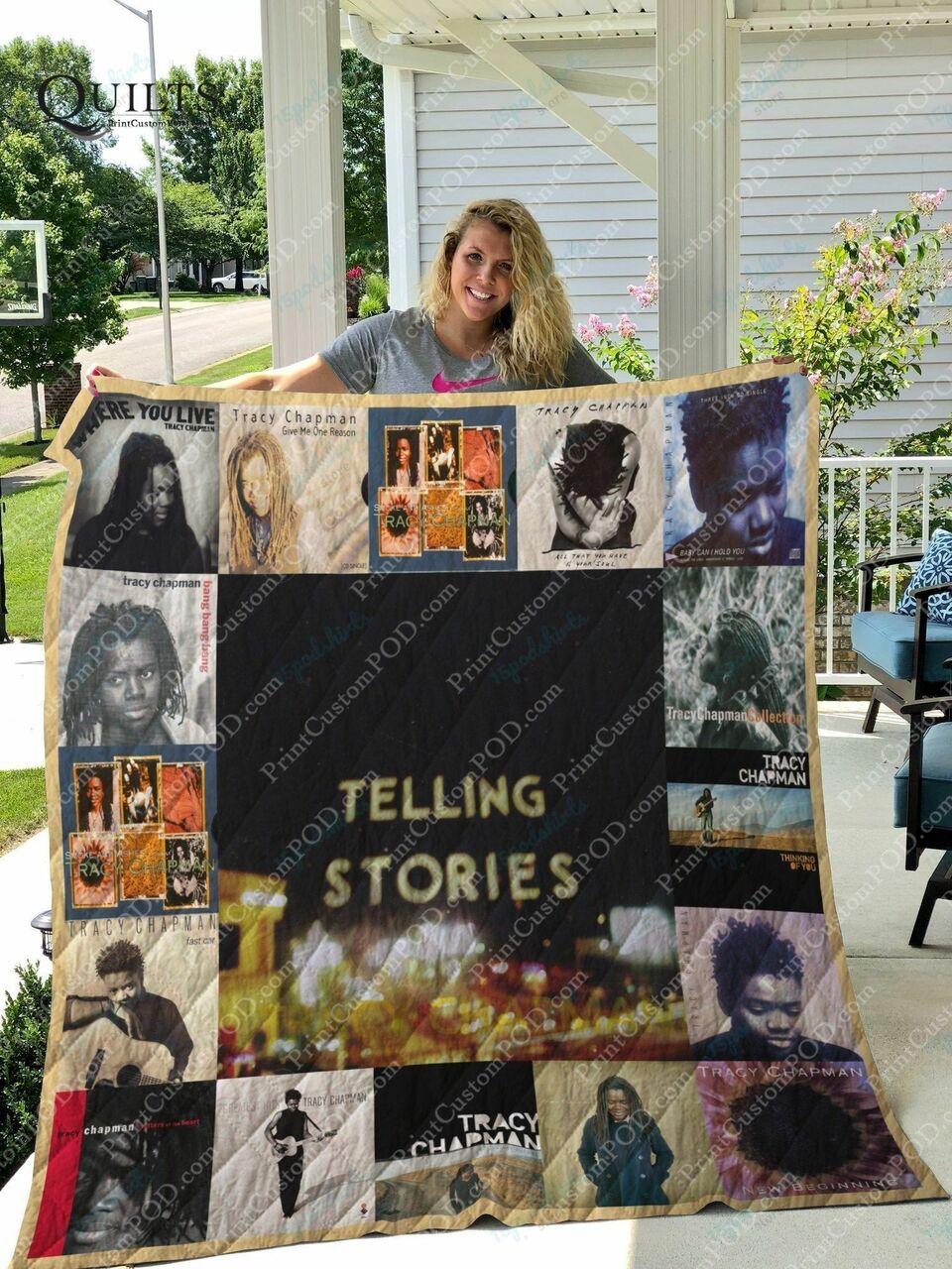 Tracy Chapman Albums Quilt Blanket For Fans Ver 17 and Home Decor