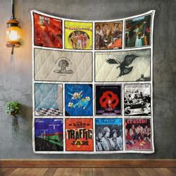 Traffic Quilt Blanket and Home Decor