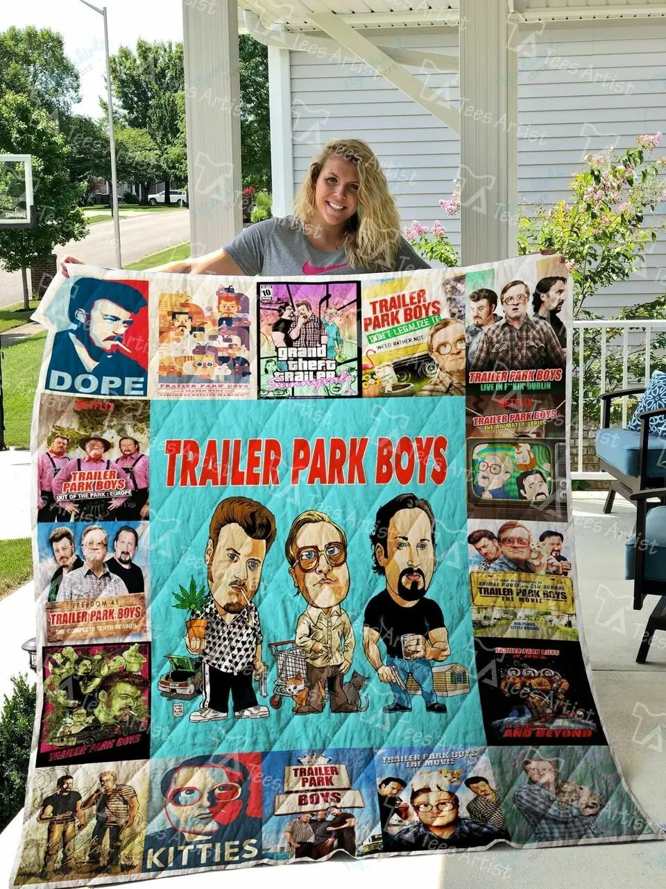 Trailer Park Boys Quilt Blanket 01754 and Home Decor