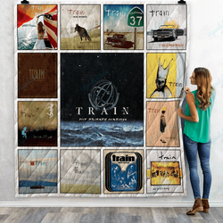 Train Albums Quilt Blanket Ver13 and Home Decor